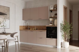 Готовая кухня КГ 2400 Эмаль, Крем  Арника РМ