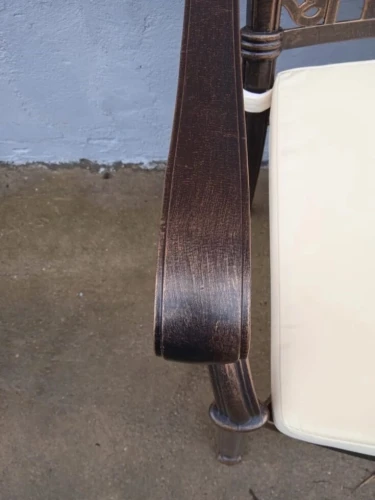 Металлическое кресло Gera из алюминия