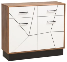 Комод Гамма 54.07 Белый/Таксония