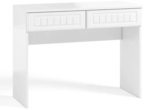 Стол с двумя ящиками Монако МН-18 белое дерево