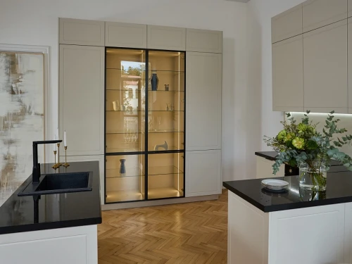 Модульная трехуровневая кухня Маноло 4200х1400 Кварц Грей МДФ ПВХ угловая