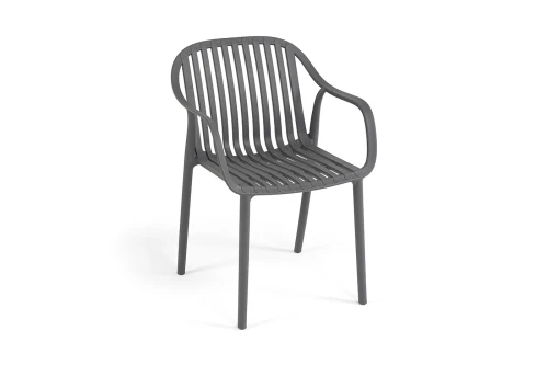 "Мохито" стул пластиковый, цвет темно-серый