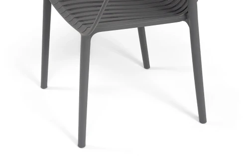 "Мохито" стул пластиковый, цвет темно-серый