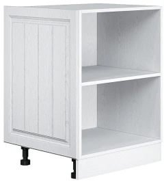 Фасад боковой Прага для нижнего шкафа Белое дерево