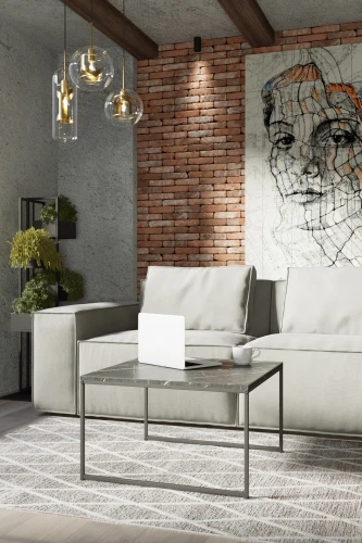 Стол журнальный Овер черный мрамор/черный