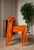 Пластиковый стул KAI оранжевый
