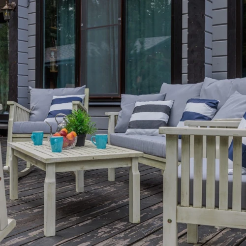 Комплект мебели NATALI белого цвета