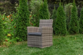 Обеденное кресло FIONA в сером цвете