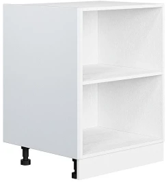 Фасад боковой Фьюжн для нижнего шкафа Silky White