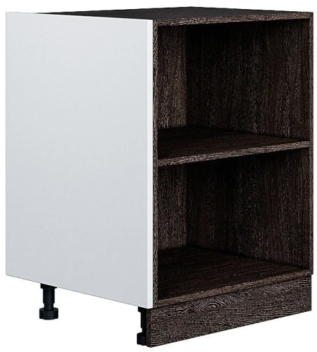 Фасад боковой Фьюжн для нижнего шкафа Silky White