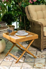 Стол поднос из акации FORMA  Joygarden