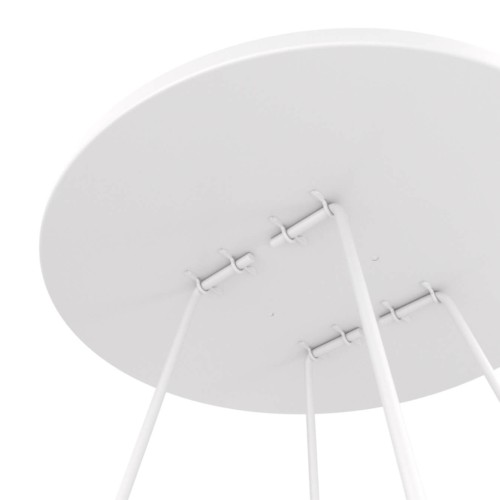 Столик журнальный SHT-CT42 белый муар