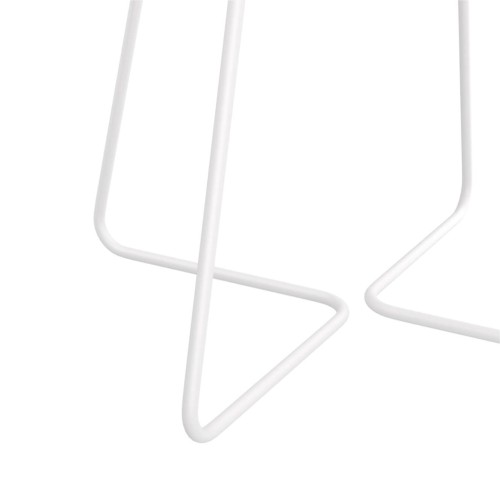 Столик журнальный SHT-CT42 белый муар