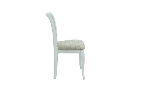 Стул Кабриоль, Белый, ткань Маркиз 99/2