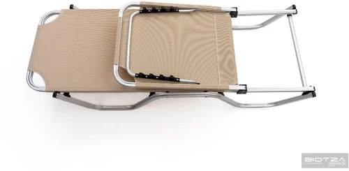 Шезлонг Dias алюминиевый, бежевый