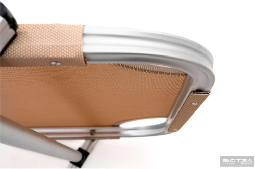 Шезлонг Dias алюминиевый, бежевый