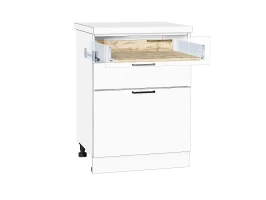 Ящик низкий POWER BOX1 Дуб Вотан/W Белый 85*568*447