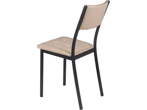 Обеденная группа (Стол Патика и 4 стула Дункан), кожзам Линкольн беж