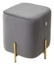 Пуф для гостиной ARES BLUVEL-14 GREY / GOLD М-City Пуф для гостиной ARES BLUVEL-14 GREY / GOLD М-City