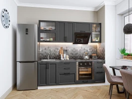 Кухонный гарнитур Сканди-02 Stormy Silkwood