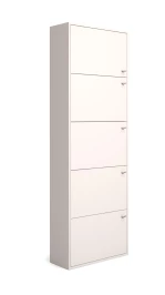 Обувной шкаф 5 Родная, Белый шёлк