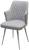 Стул HERMAN СВЕТЛО-СЕРЫЙ  BM-4, велюр / белый каркас М-City