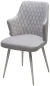 Стул HERMAN СВЕТЛО-СЕРЫЙ  BM-4, велюр / белый каркас М-City