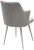 Стул HERMAN СВЕТЛО-СЕРЫЙ  BM-4, велюр / белый каркас М-City