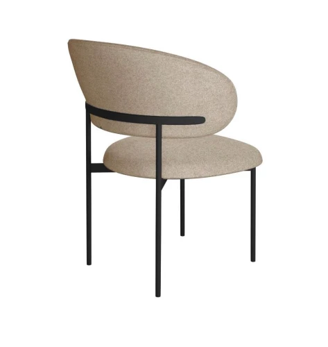 Стул DikLine 201 NS04 CREAM, ножки черные