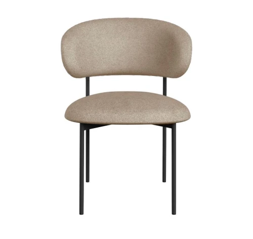 Стул DikLine 201 NS04 CREAM, ножки черные