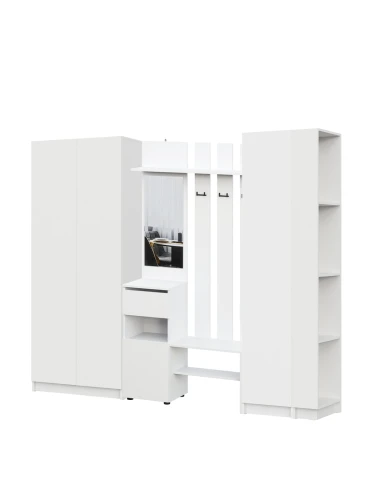 Прихожая Бали, Белый. Комплект 4