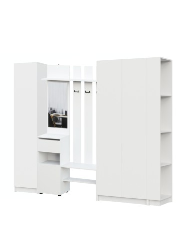 Прихожая Бали, Белый. Комплект 4