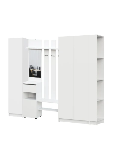 Прихожая Бали, Белый. Комплект 4