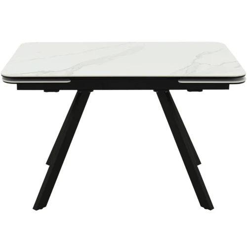 Стол «Leon» керамогранит Greys white, каркас черный