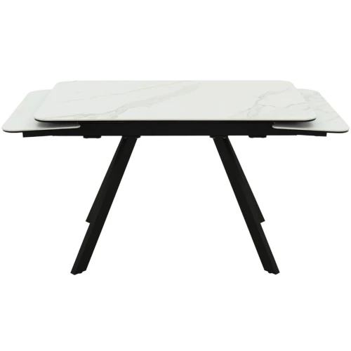 Стол «Leon» керамогранит Greys white, каркас черный