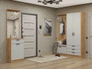 Готовая прихожая Стиль-04 Grey Silk Дуб Вотан
