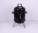 Угольный гриль коптильня Vertical Indoor Smoker Grill BBQ 57 х 53.5 см, толщина стали 4 мм