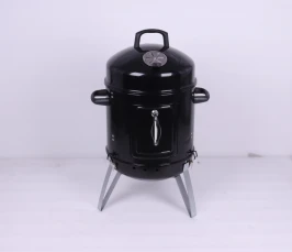 Угольный гриль коптильня Vertical Indoor Smoker Grill BBQ 57 х 53.5 см, толщина стали 4 мм