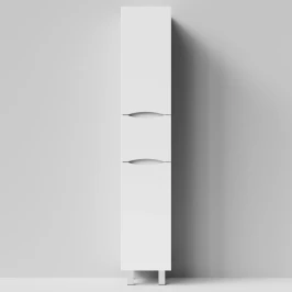 Пенал Лайт 35 напольный, белый глянец, левый