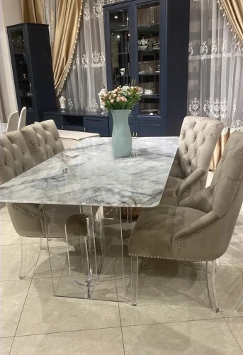 Стул обеденный Вильям MH-03CH, 58х68х97 см, серый