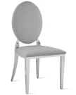 Стул обеденный София DC-1102, 45х42х92, серый, серебро
