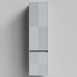 Пенал Соло 40, пример RAL 7040 Серое окно, матовая, подвесной, левый