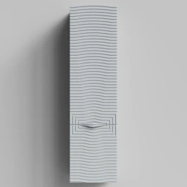 Пенал Эйфория 40 F5, пример RAL 7040 Серое окно, матовая, подвесной, левый