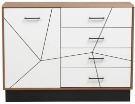Комод Гамма 54.08 Белый/Таксония