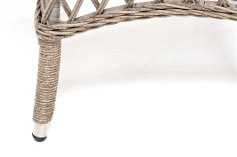 "Эспрессо - 80 R" обеденная группа плетеная, цвет бежевый