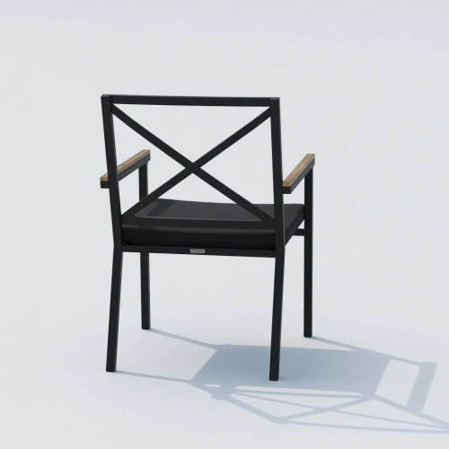 Обеденная группа TELLA  FESTA  каркас карбон / стол тик 180 / ткань черная