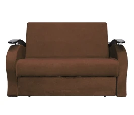Диван аккордеон Алекс велюр коричневый 140
