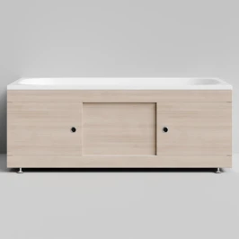 Экран-купе 1500, 3 раздвижные двери, дуб