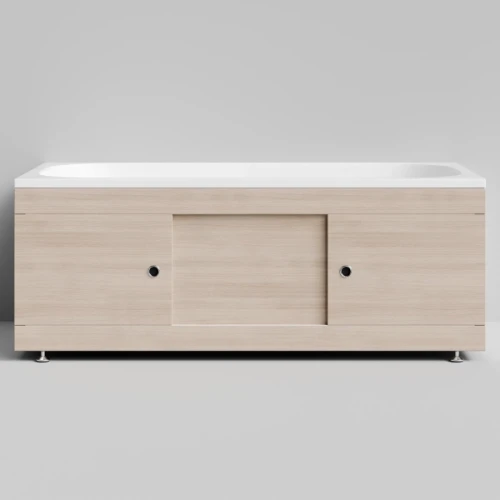 Экран-купе 1500, 3 раздвижные двери, дуб
