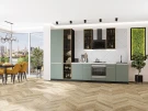 Кухонный гарнитур Фьюжн-08 Silky Mint-Graphite Кухонный гарнитур Фьюжн-08 Silky Mint-Graphite